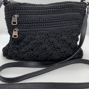 The Sak Crossbody Crochet Baguette